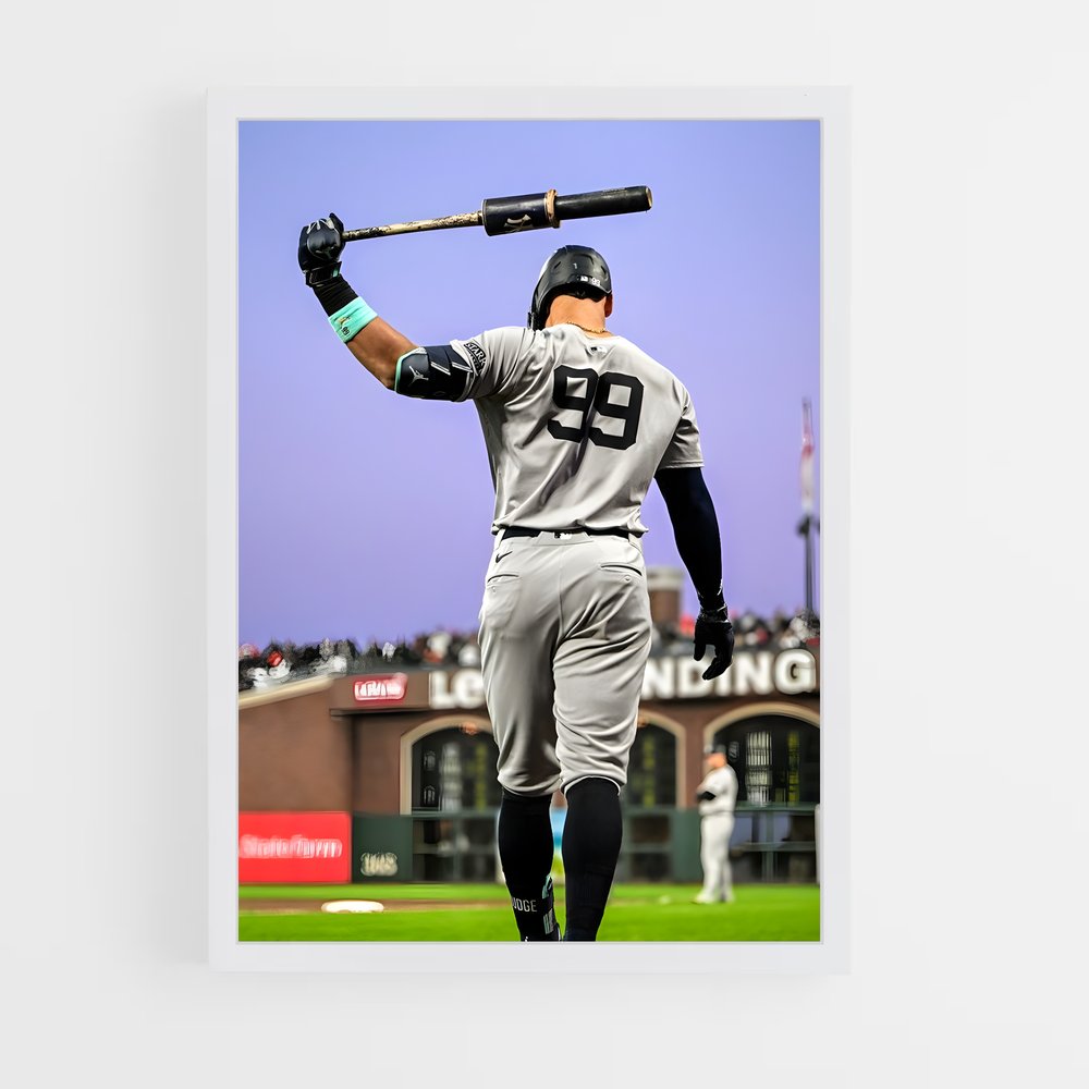 Poster Aaron judge – affiche Baseball (vue 3)